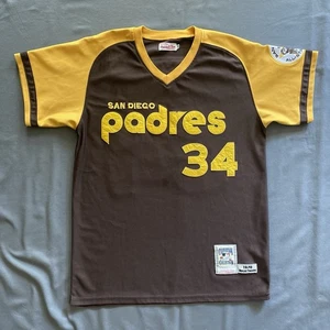 Mitchell & Ness Rollie Fingers 1978 Padres Cooperstown Collection Jersey Mens 50 - Picture 1 of 13