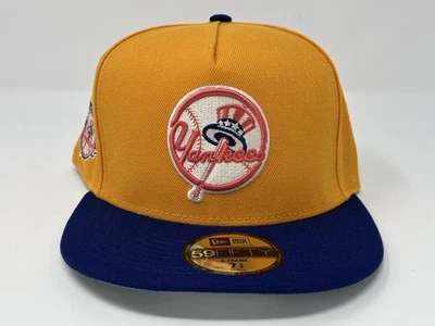 Кепка на резинке New Era New York Yankees Gold Cooperstown 59FIVE A-Frame размер 7 3/8 - Изображение 1 из 4