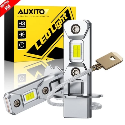 Kit de conversión de 2 bombillas antiniebla LED H3 súper brillantes DRL 6000K blanco Foto 1 de 4