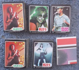 2 Komplettsätze: 1979 DONRUSS ROCKSTARS #1-66 KISS Queen VILLAGE PEOPLE Babys - Bild 1 von 1