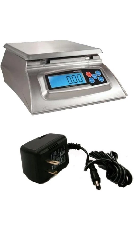 Báscula digital de alimentos My Weigh KD-8000 de acero inoxidable Foto 1 de 3
