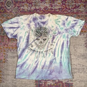 Vintage 80s Grateful Dead Tie Dye Tour T Shirt Size XL Vtg 1988 - Picture 1 of 9
