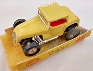 Aurora Model Motoring T-Jets 1366-3.0 Hot Rod Coupe YL/RD HO Slot Car NEW! - Picture 1 of 6
