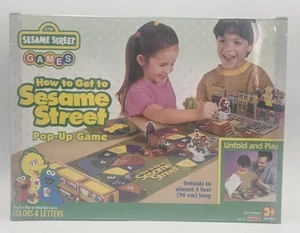 Vtg How To Get To SESAME STREET Pop-Up Game (Brand New | NIB | Factory Sealed) - Picture 1 of 2