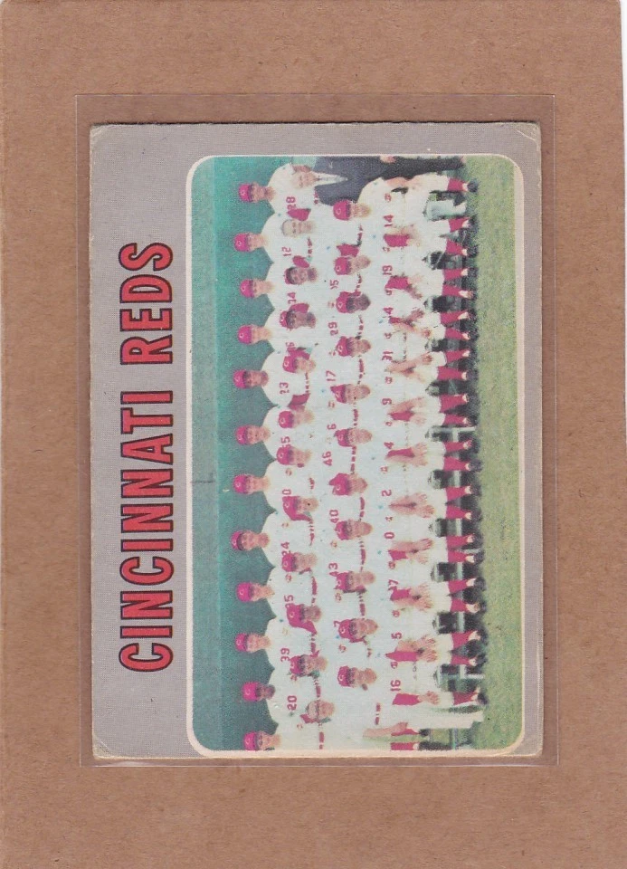 1970 O Pee Chee béisbol equipo de los Rojos de Cincinnati #544 en muy buena condición *A41517 Foto 1 de 1