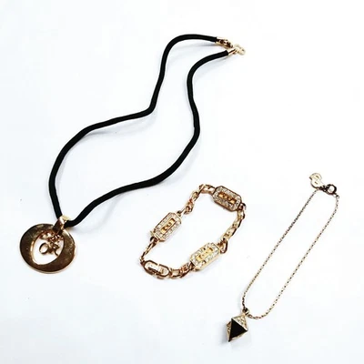 SIN TARIFA Pulsera Dior Collar 3 Set Metal Dorado 3608868 Foto 1 de 4