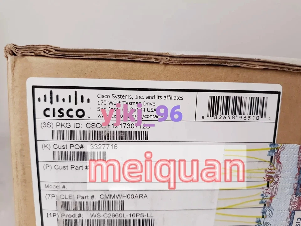 Cisco WS-C2960L-16PS-LL Network Switch NEW *SEALED*• - Image 1 of 3