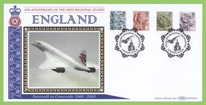G.B. 2003 England Regional issue Benham (Concorde) First Day Cover, London - Picture 1 of 2