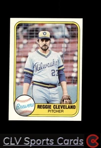 Milwaukee Brewers Reggie Cleveland #523 Fleer Baseball fast neuwertig oder besser - Bild 1 von 2