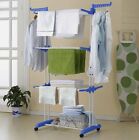 Extra Large Clothes Airer 3 Tier Indoor Foldable Outdoor Laundry Dryer Rack Line