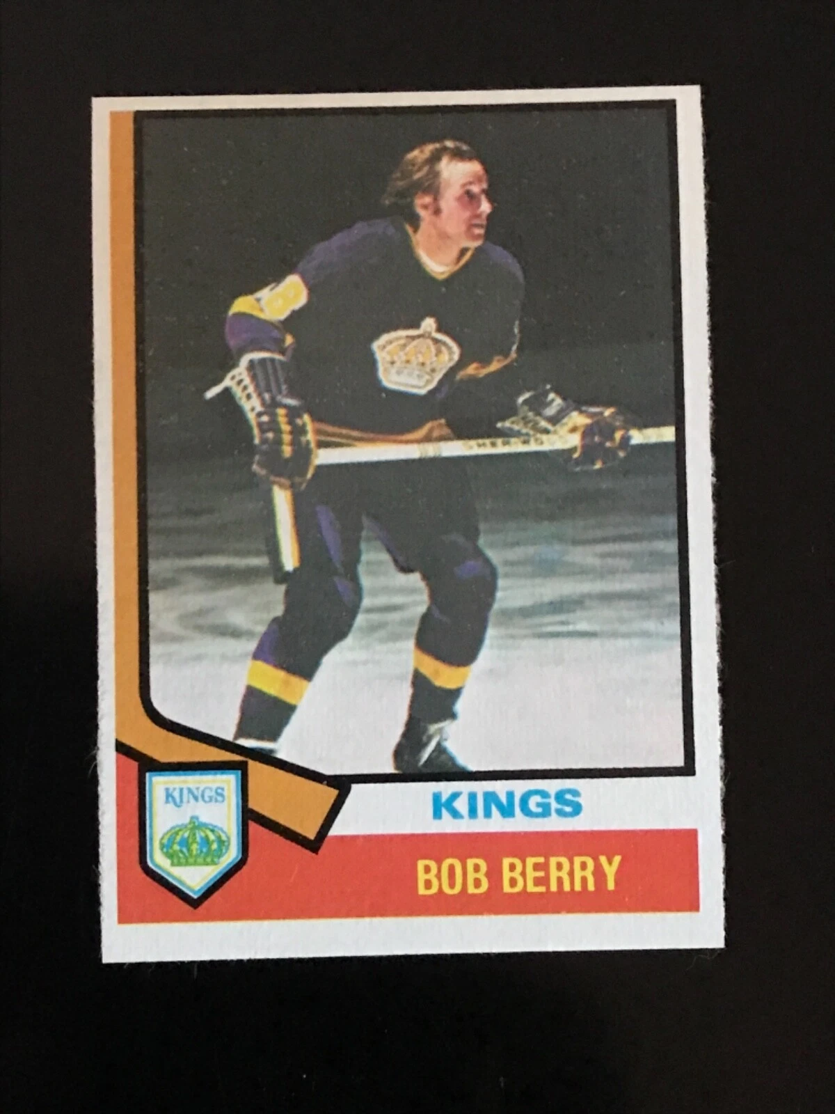 1974-75 Topps Bob Berry #18 Los Angeles Kings NMMT