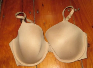 Calvin Klein QP1500O Cabrio-Riemen gefütterter halber BH beige/akt 36DD - Bild 1 von 2