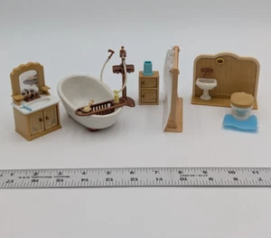 Calico Critters Época Familias Silvanas. Baño completo. Muy buen estado - Imagen 1 de 7