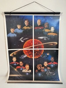 Star Trek 30th Anniversary Lithographie ORIGINAL KUNSTWERK SIGNIERT VON JAMES CURR COA - Bild 1 von 4