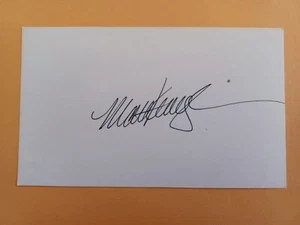 Matt Keough (d. 2020) Signed Index Card - Athletics, Yankees, Cardinals, Cubs - Picture 1 of 1