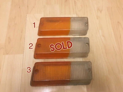 Bertone / Fiat X 1/9 - Conjunto de señal de giro, lado derecho 1974-75 Euro lente frontal Foto 1 de 4