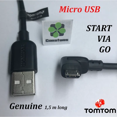 Cable de carga original TomTom Micro USB DATA de 1,5 m Foto 1 de 4