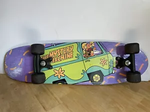 RARO 1999 Scooby Doobie Doo Mystery Machine Monopatín 8” Tamaño Completo - Imagen 1 de 12