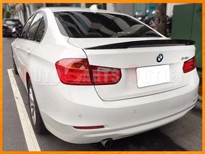 High Kick P Type Carbon Fiber Trunk Spoiler For 12-17 BMW F30 320i 328i 335i 4Dr - Picture 1 of 4