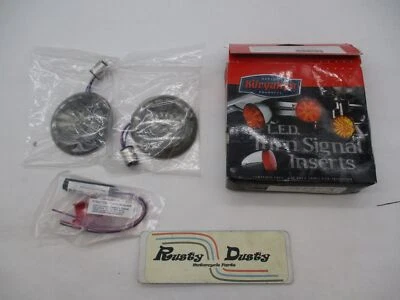 Harley Davidson Kuryakyn 3" Classic Bullet Front LED Smoke Lens Conversion 4930 - Image 1 of 4