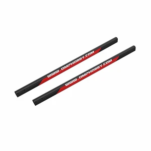 OMPHobby M2 EVO Helicopter Parts Tail Boom Set(Red) - Picture 1 of 2