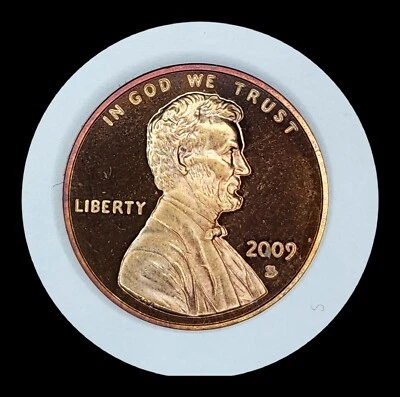 2009s penny Formative Years Lincoln Bicentennial toned BU unc #LP-11 - Image 1 of 2
