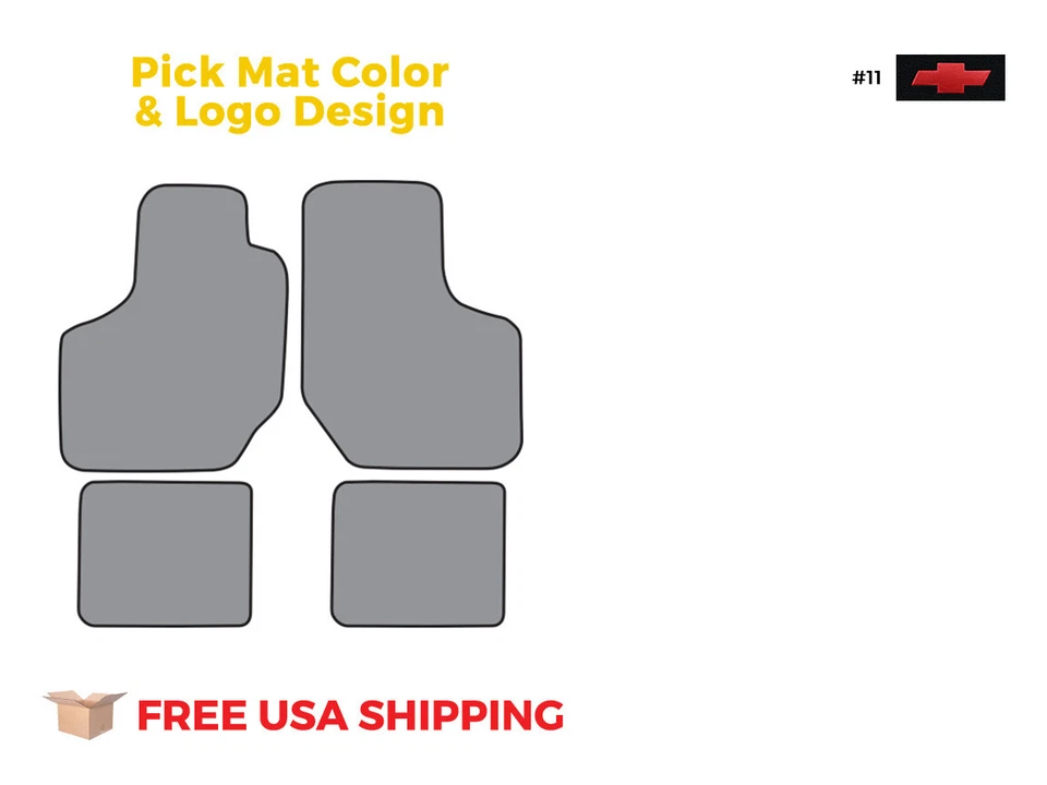 FITS 1990-2001 Chevrolet Lumina Floor Mat 4pc Cutpile Foto 1 de 4