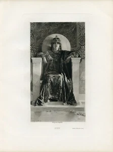 Theodora, shameless woman, 1892 Goupil Photogravure, vintage art print - Picture 1 of 4