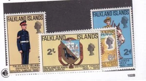 FALKLAND ISLANDS # 188-191 EN MUY BUEN ESTADO-MNH FALKLANDS DIAMANTE D JUBILEO GATO VALOR $11 - Imagen 1 de 1