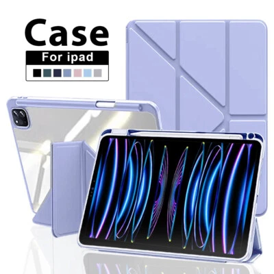 For iPad 7/8/9/10th Gen Mini Air 5/4 Pro 11 Leather Smart Case Shockproof Cover - Image 1 of 4