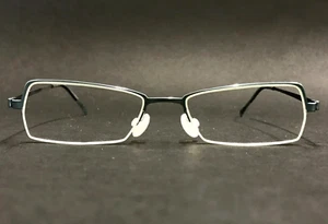 Lindberg Eyeglasses Frame 7180 P30 Polished Sky Blue Silver Half Rim 47-15-150 - Picture 1 of 12