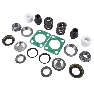 Front Axle King Pin Rebuild Kit For Chevy GMC K3500 Bearing Bushing Spring Seal - Image 1 of 4