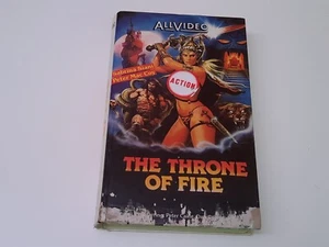 The Throne Of Fire 1982 VHS German PAL All Video Hartbox Franco Prosperi - Bild 1 von 6