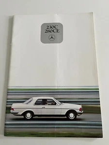 MERCEDES 230C 230 280CE 280 CE C123 Coupe Brochure 1978 - Picture 1 of 5