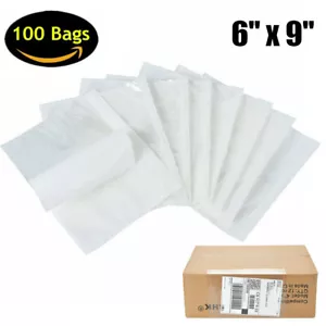 100 bolsas de lista de facturas de embalaje transparente de 6"" x 9"" etiquetas de envío sobre cerrado - Imagen 1 de 8