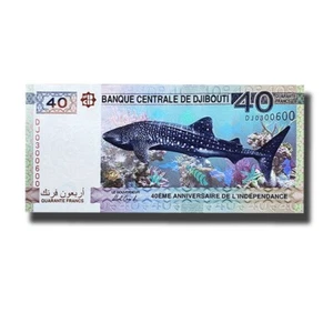 2017 Djibouti 40 Franks Banknote Uncirculated - Picture 1 of 3