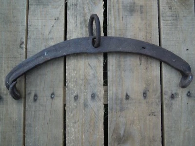 Outil ancien Palonnier pour vigne et travaux agricoles fer forgé art populaire - Photo 1/2