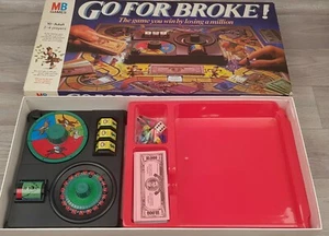 GO FOR BROKE Vintage 1985 Board Game MB Games Complete summertime fun - Picture 1 of 3