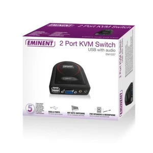 Conmutador KVM de 2 puertos USB Eminent EM1037 - Imagen 1 de 3