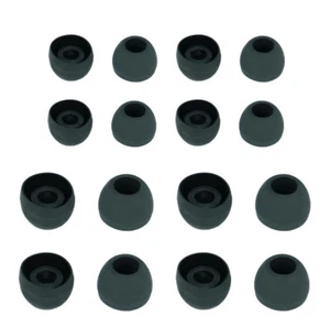 16 X Almohadillas para los Oídos Alta Calidad Para Auriculares / Negro - Picture 1 of 1