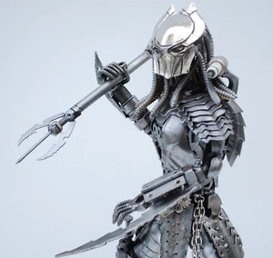 Predator Metal Sculpture | Handmade Scrap Iron Art | Unique Christmas Gift - Picture 1 of 12
