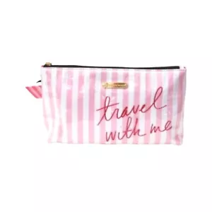 Victoria's Secret BEAUTY "Travel With Me" Medium Cosmetic Makeup Bag - Picture 1 of 3