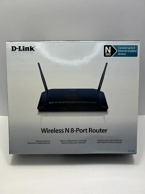 D-link Wireless Router DIR-632 - 8 Ethernet 10/100 Ports and WiFi - Image 1 of 4