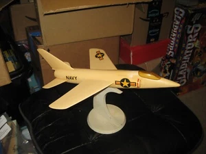 Vintage 13” 1950s U.S. Navy Grumman Tiger Desktop Model by Topping Models - Picture 1 of 4