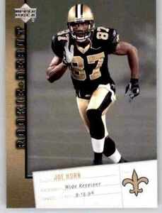 2006 Upper Deck Rookie Debut Joe Horn NFL Insert PWE UD Saints #62 - Bild 1 von 2