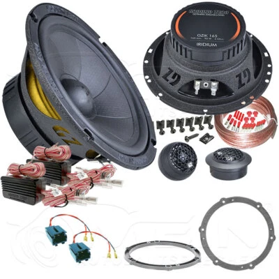 GROUND ZERO LAUTSPRECHER für TOYOTA PROACE City ab 2019 Front Tür 150W 165 #B7FF - Bild 1 von 4