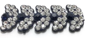 Bordüre Strass Schmuck Thermoaufkleber cm. 2,0 Crystal/Montana - 1MT - Bild 1 von 1
