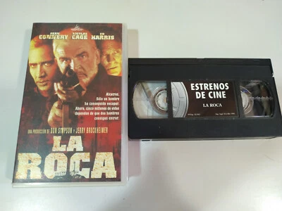 The Rock Sean Connery Nicolas Cage Ed Harris - VHS Tape Spanish - Image 1 of 3