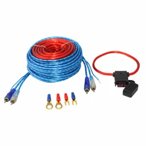 Kits de cableado de 10 Ga para amplificador automático altavoz cable de alimentación soporte de fusibles WK-600 - Imagen 1 de 4