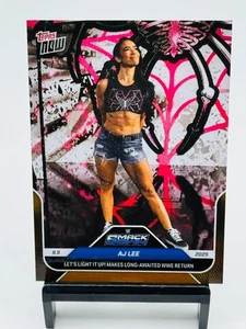 2025 Topps Now WWE AJ LEE #92 GOLD #25/50 - MINT, IN HAND SHIP, SAME DAY!!! - Bild 1 von 3